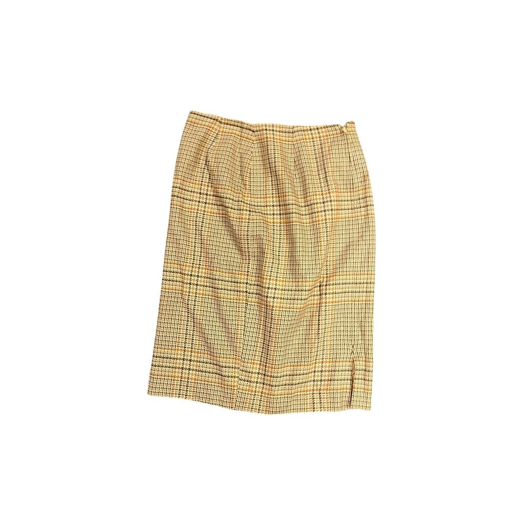 Michael Kors Made in USA Plaid Pencil Skirt Size 12